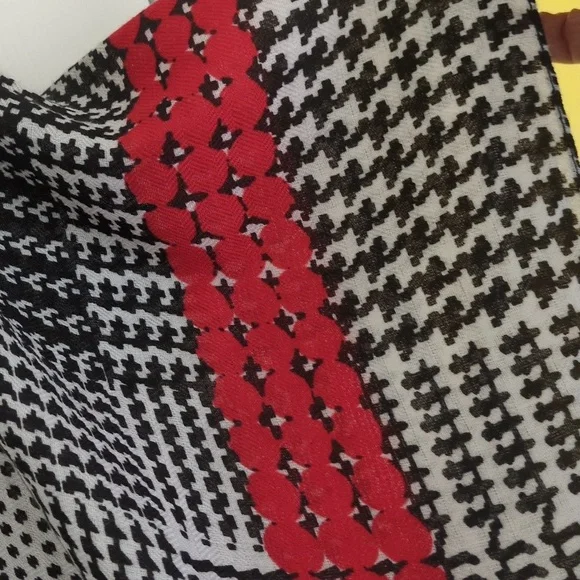 Jessica McClintock Kimono OS blk/wht/red - Picture 4 of 5